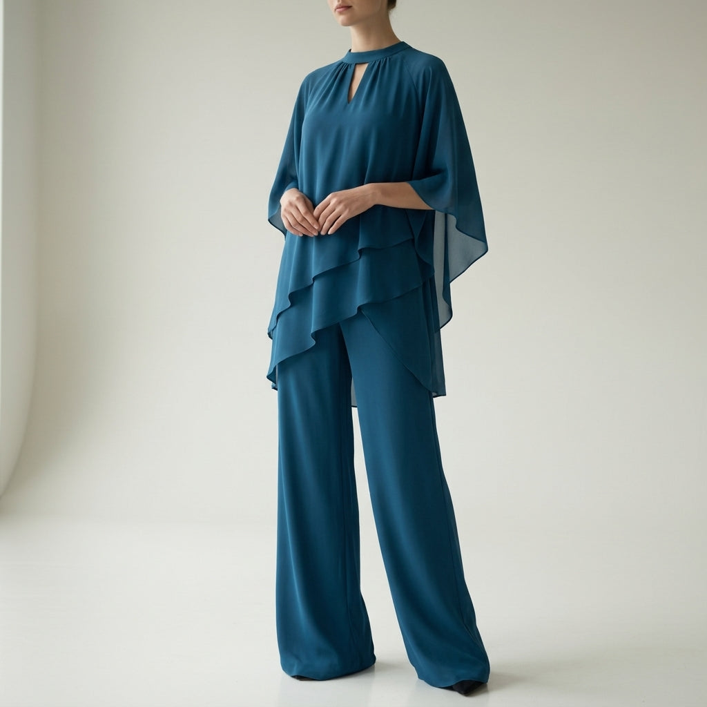 Arden Formal Chiffon Pantsuit