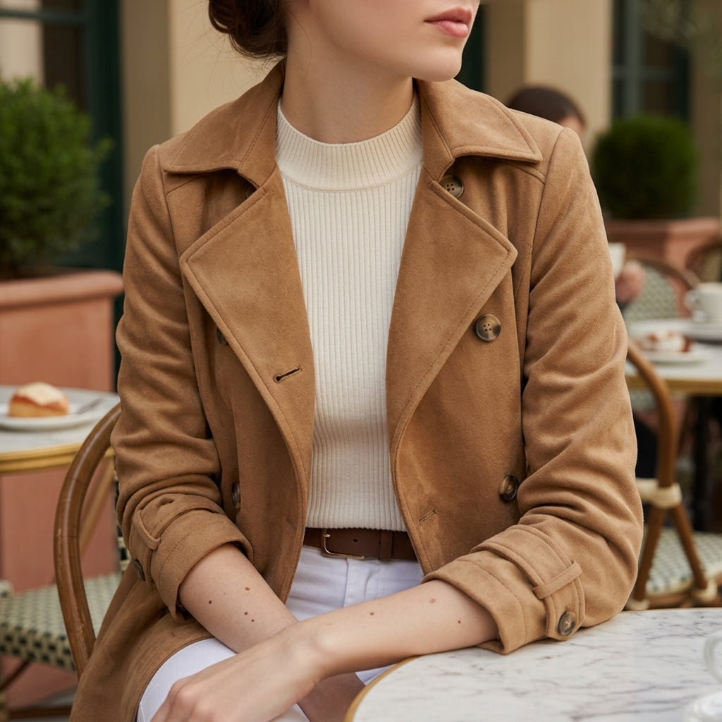 Orvienne Wool Double Breasted Coat