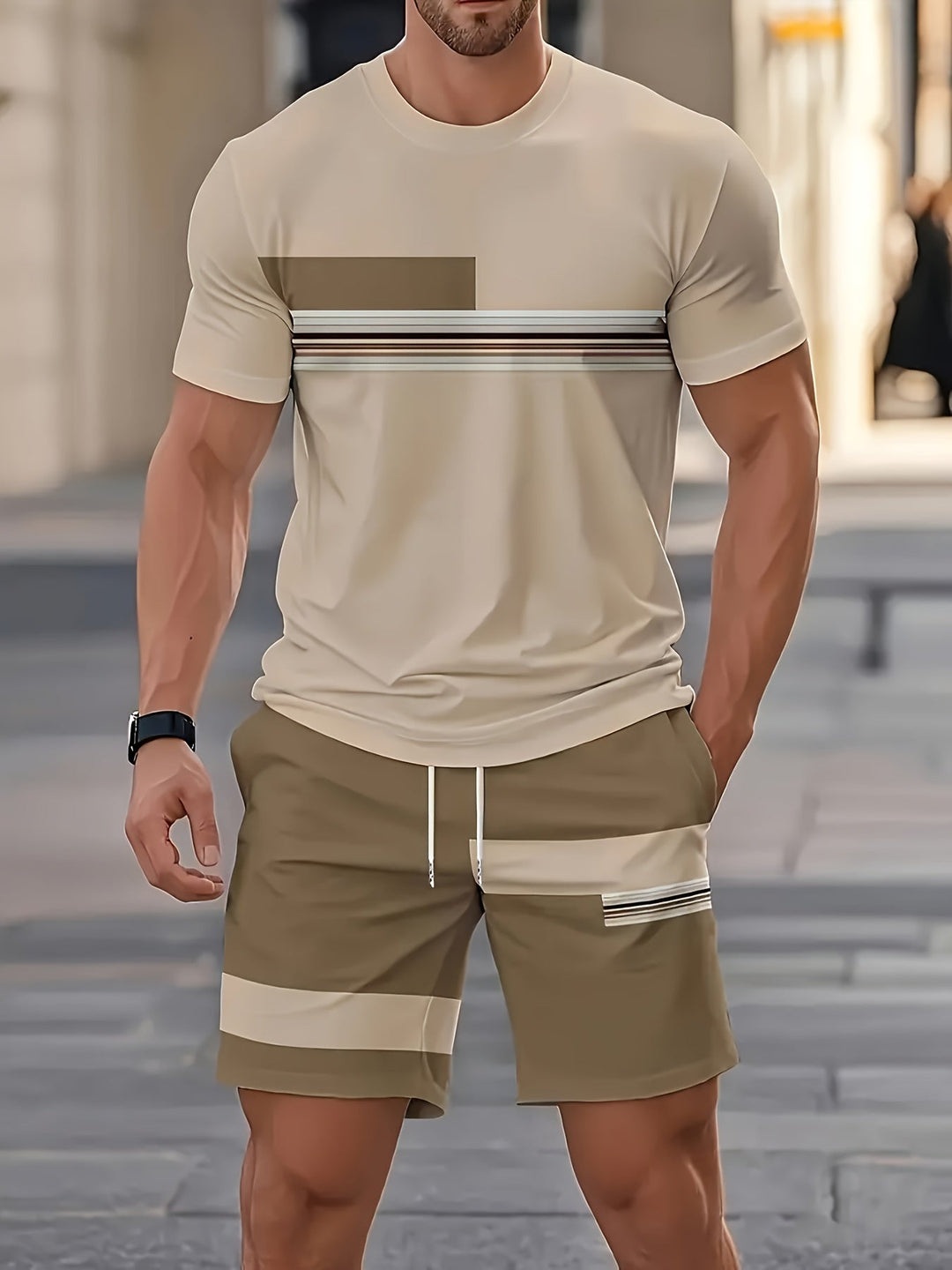 LAURENT MONACO | SUMMER PRINTED SET FOR MEN
