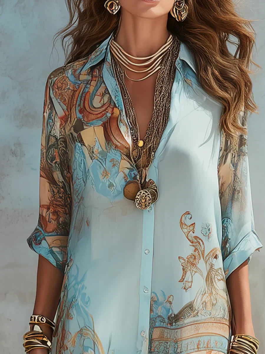 Mara | Elegant Summer Dress with Flowing Cut