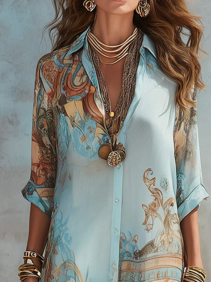 Mara | Elegant Summer Dress with Flowing Cut