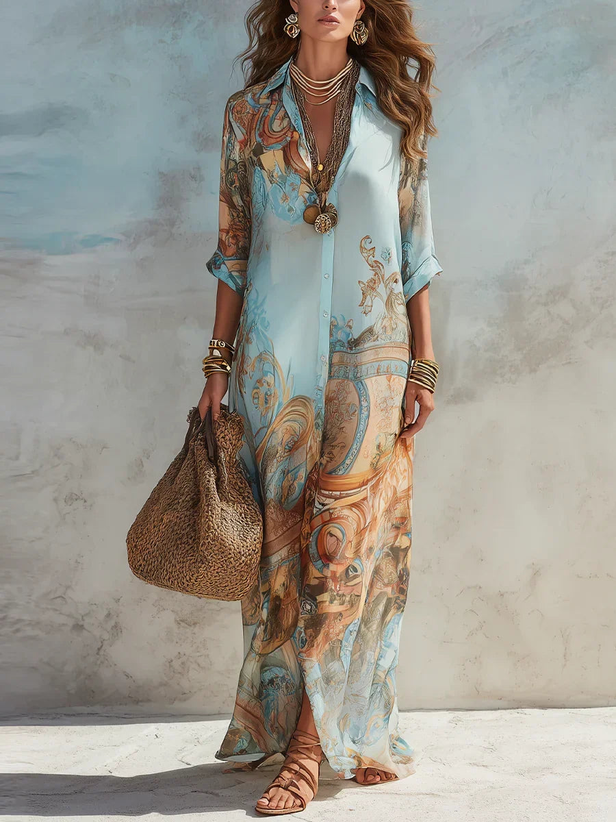 Mara | Elegant Summer Dress with Flowing Cut