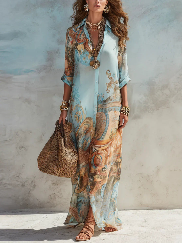 Mara | Elegant Summer Dress with Flowing Cut