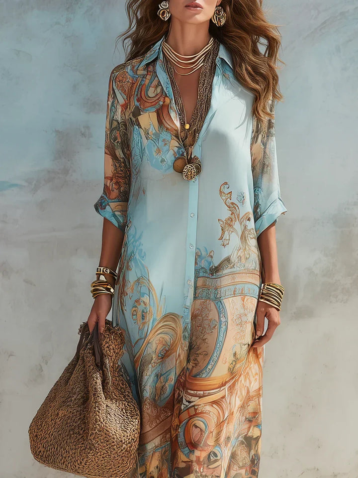 Mara | Elegant Summer Dress with Flowing Cut