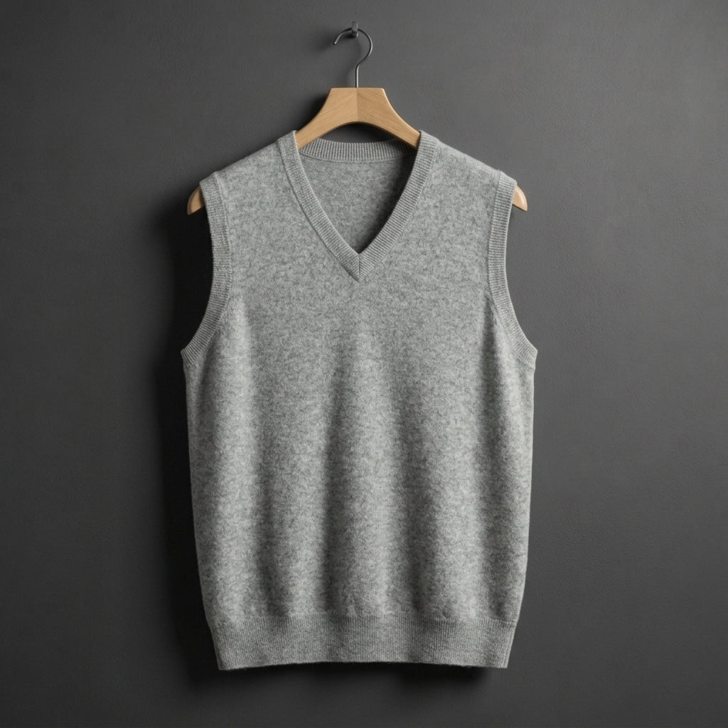 Alderton Cashmere V-Neck Vest