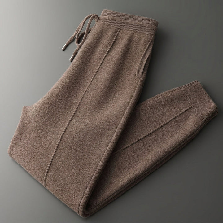 Bergamo Soft Cashmere Drawstring Trousers