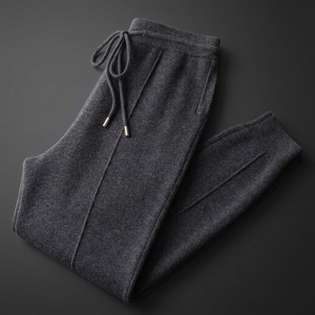 Bergamo Soft Cashmere Drawstring Trousers