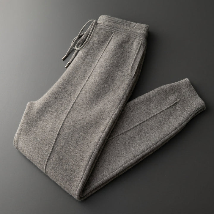 Bergamo Soft Cashmere Drawstring Trousers