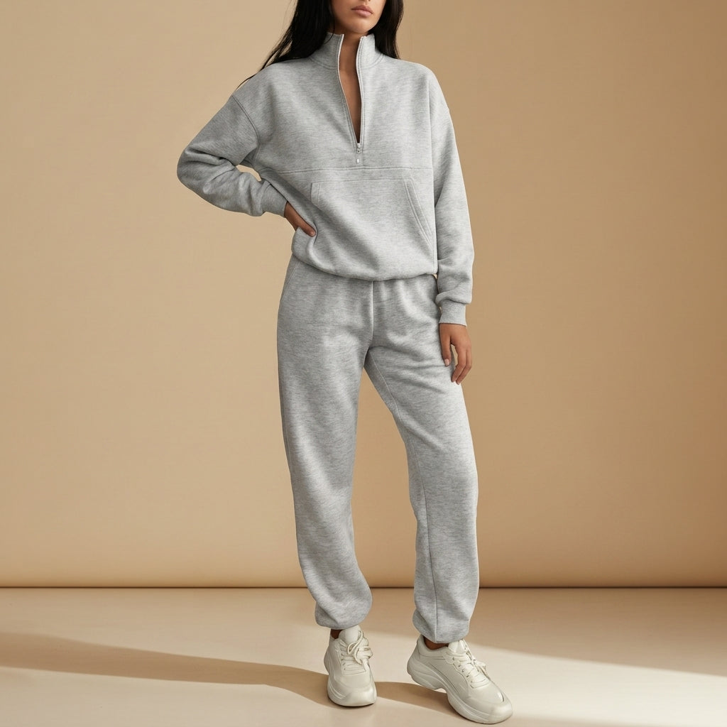 Bonifacio Quarter-Zip Tracksuit Set