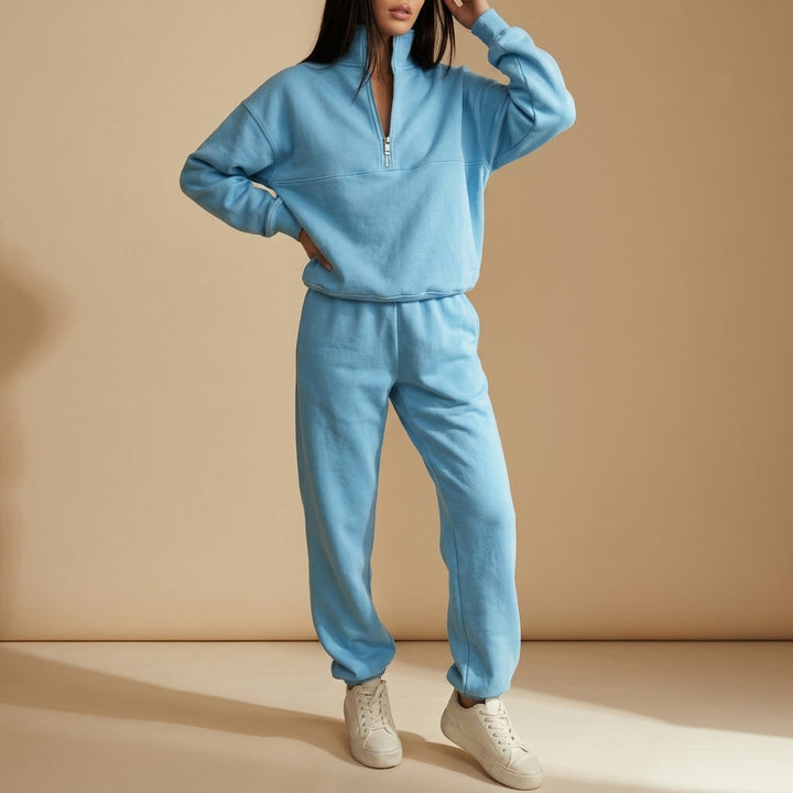 Bonifacio Quarter-Zip Tracksuit Set