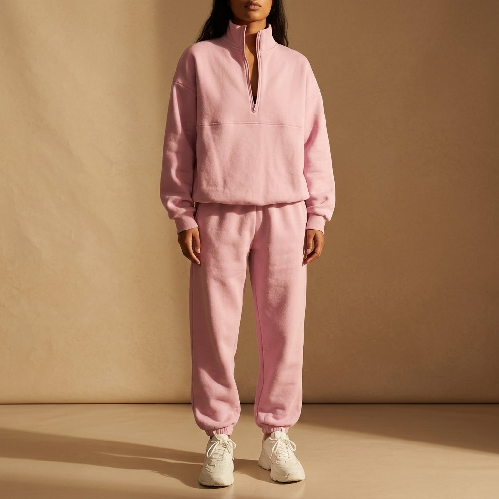 Bonifacio Quarter-Zip Tracksuit Set