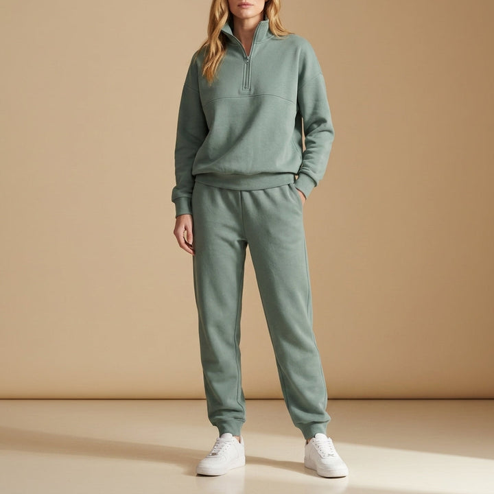 Bonifacio Quarter-Zip Tracksuit Set