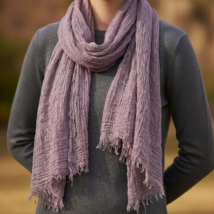 Baeza Frayed Edge Scarf
