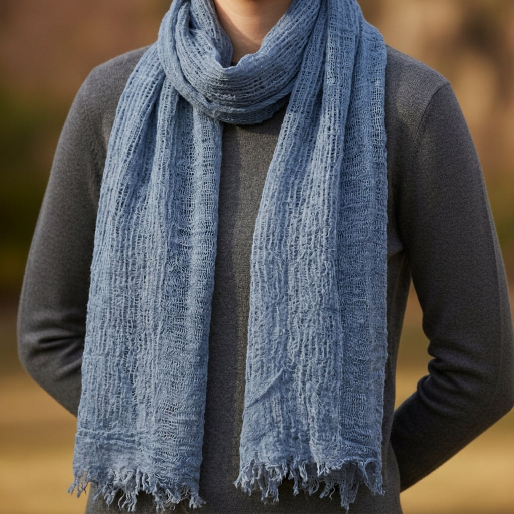 Baeza Frayed Edge Scarf