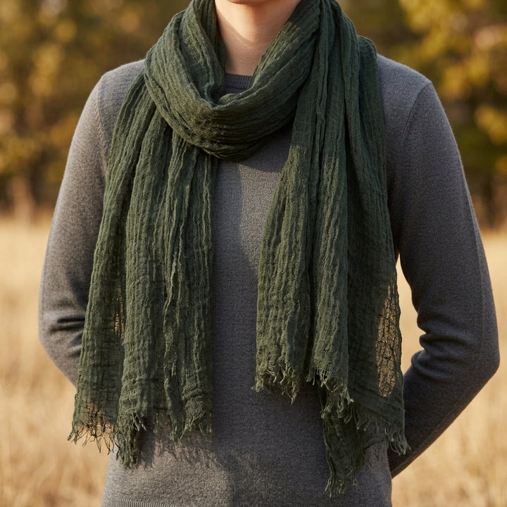 Baeza Frayed Edge Scarf