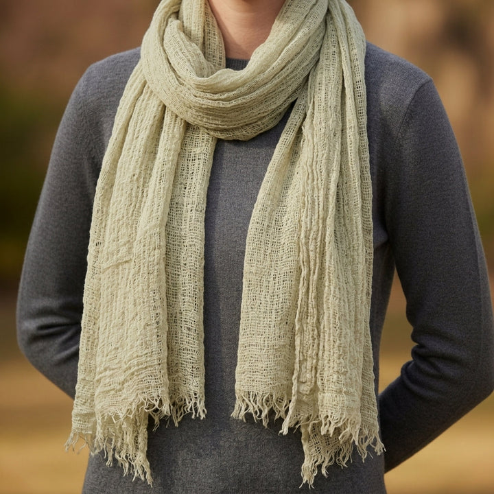 Baeza Frayed Edge Scarf