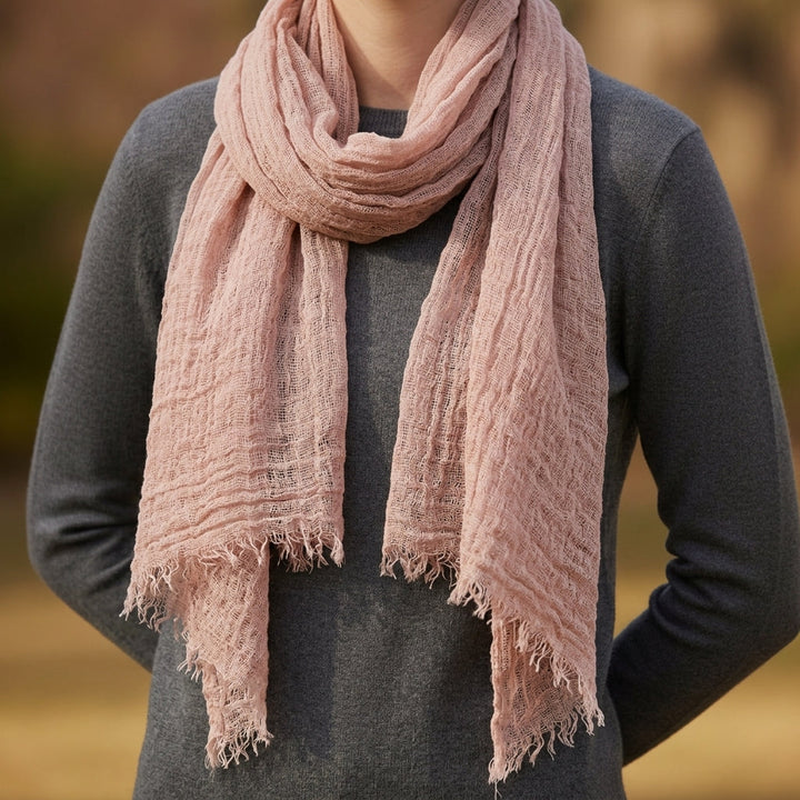 Baeza Frayed Edge Scarf
