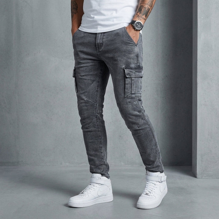 Amalfi Slim Cargo Denim Jeans