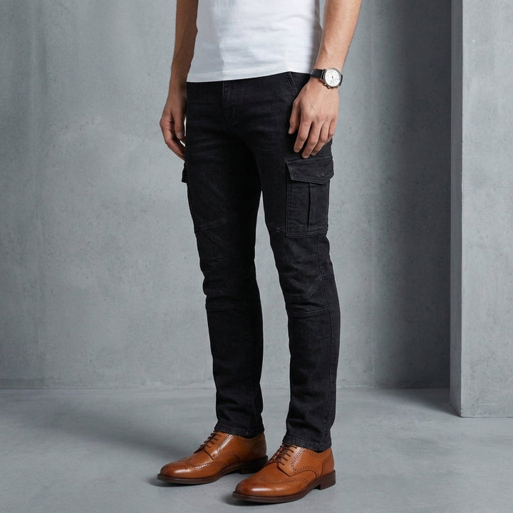 Amalfi Slim Cargo Denim Jeans