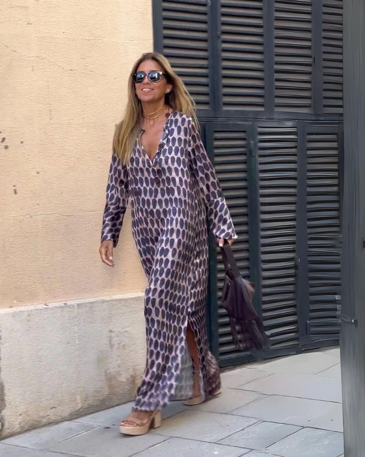 Women's Flowy Summer Maxi Dress - Elegant & Comfortable