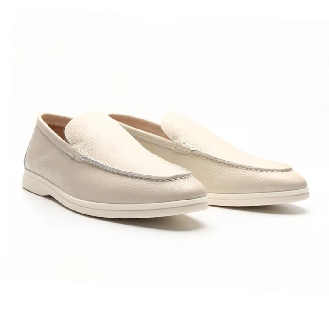 Fleur™  |  Cowhide soft luxurious fabrics Loafers