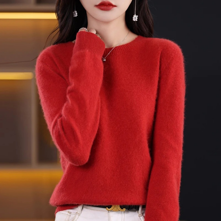 Women's Round Neck Soft Luxury Warm Sweater (S-5XL)