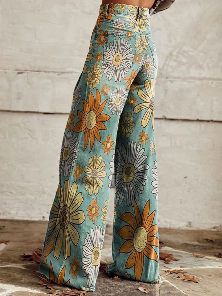 Cirilla™  |  Floral Palazzo Trousers