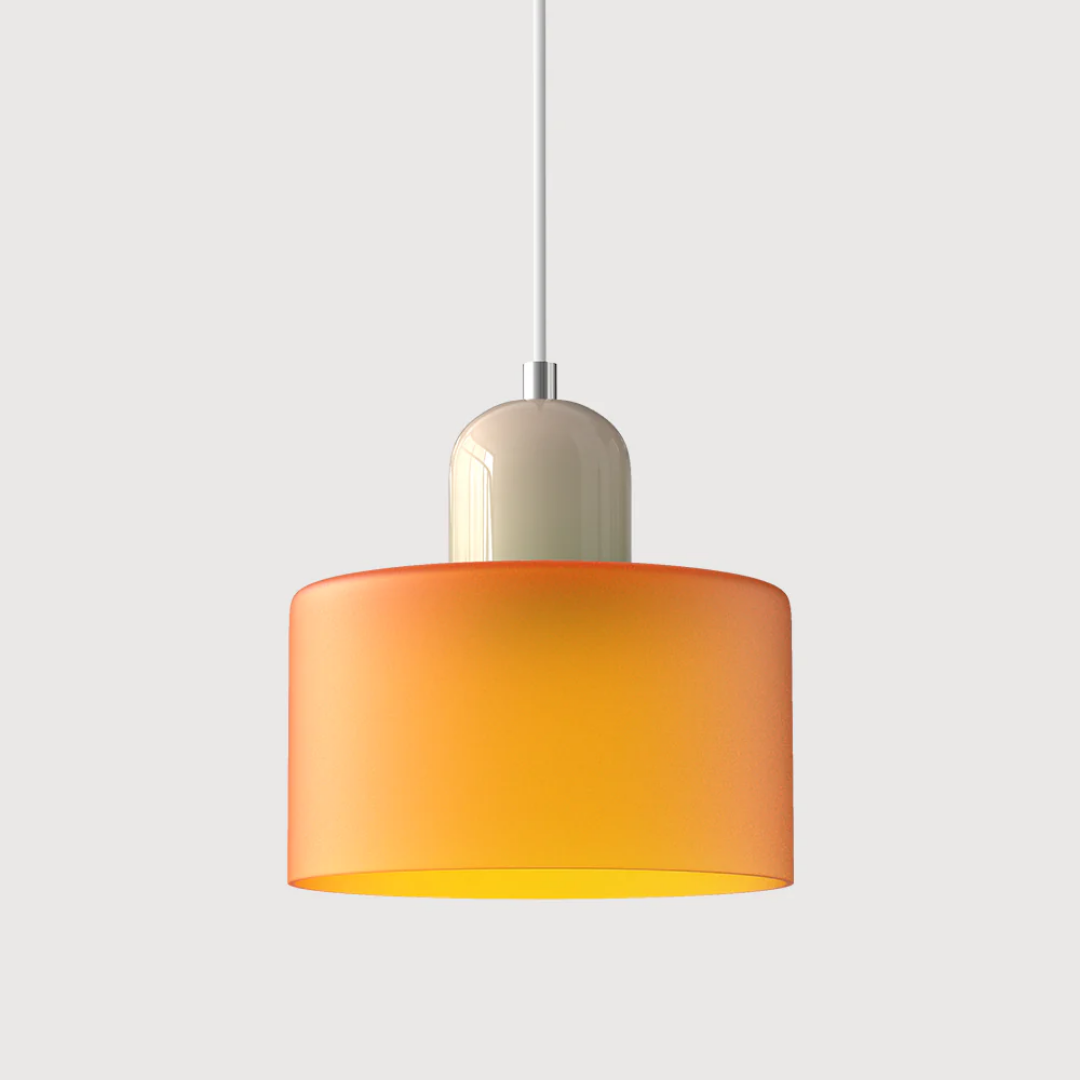 Retro Glass Pendant Lamp with Adjustable Cord