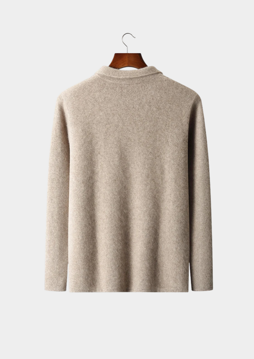 100% Cashmere Zipper Cardigan, view 7 - Elena Harper