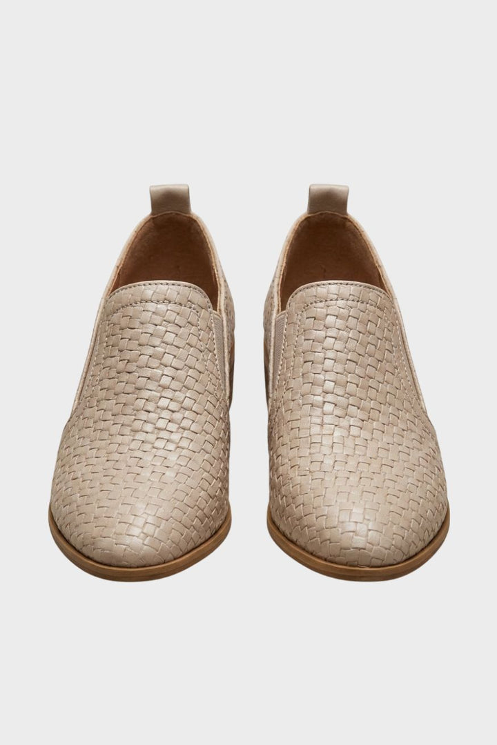 Women's Structured Loafers | Low Block Heel