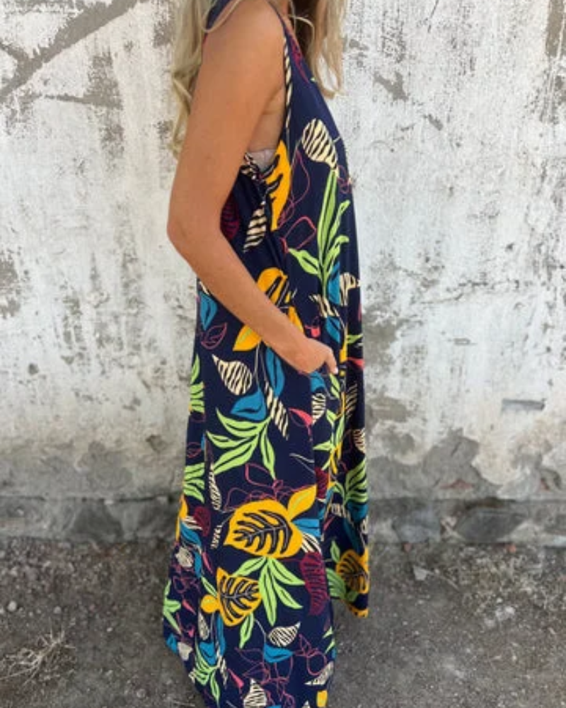 Matilda Elegant Floral Dress for Women, view 8 - Elena Harper