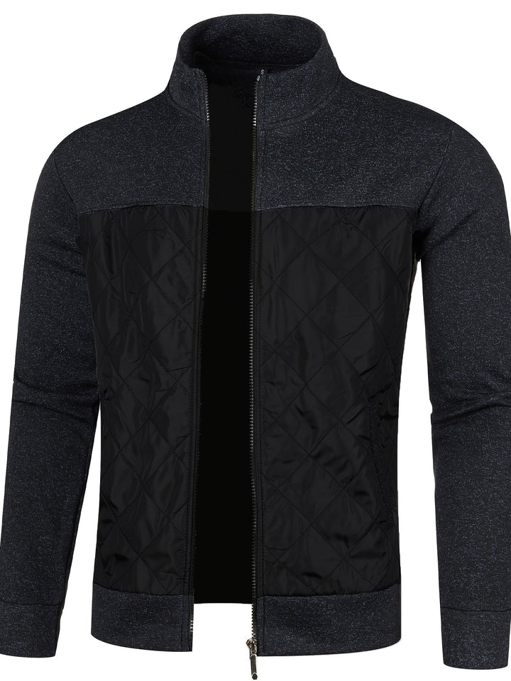 LAURENT MONACO | HIGH COLLAR ZIPPER JACKET FOR MEN