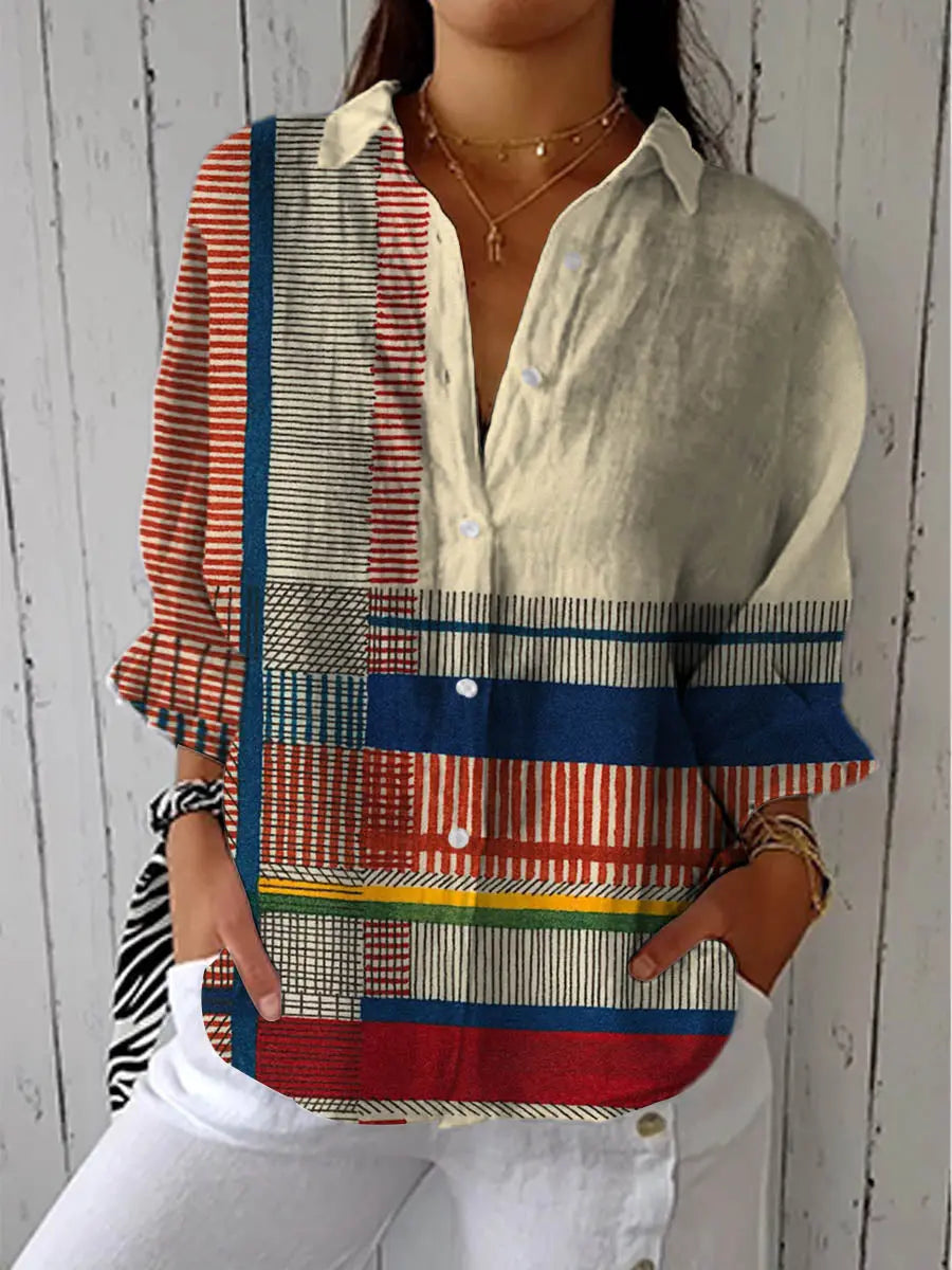 C&M® | Artistic Pattern Blouse