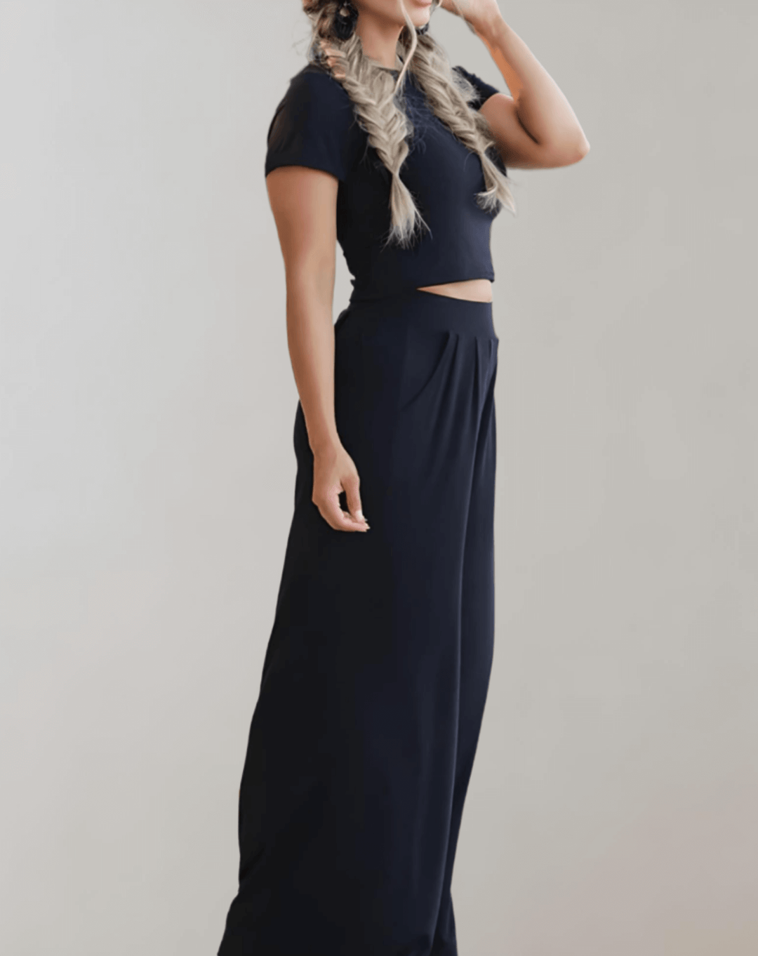 Women's Two-Piece Blazer & Mini Skirt Co-ord Set, view 3 - Elena Harper