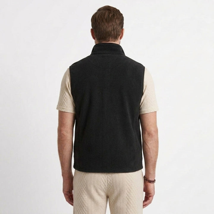 Fur-Lined Zip Gilet For Men
