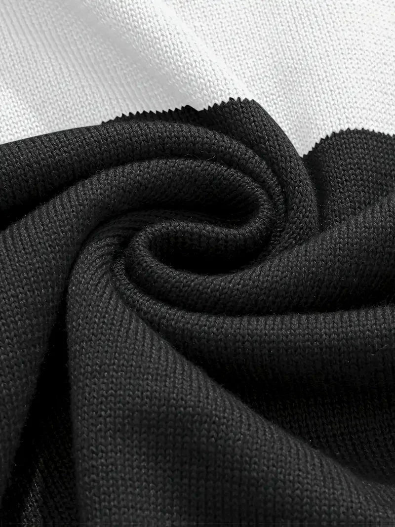 Brit & Boho™️ | The Luxe Colorblock Quarter Zip