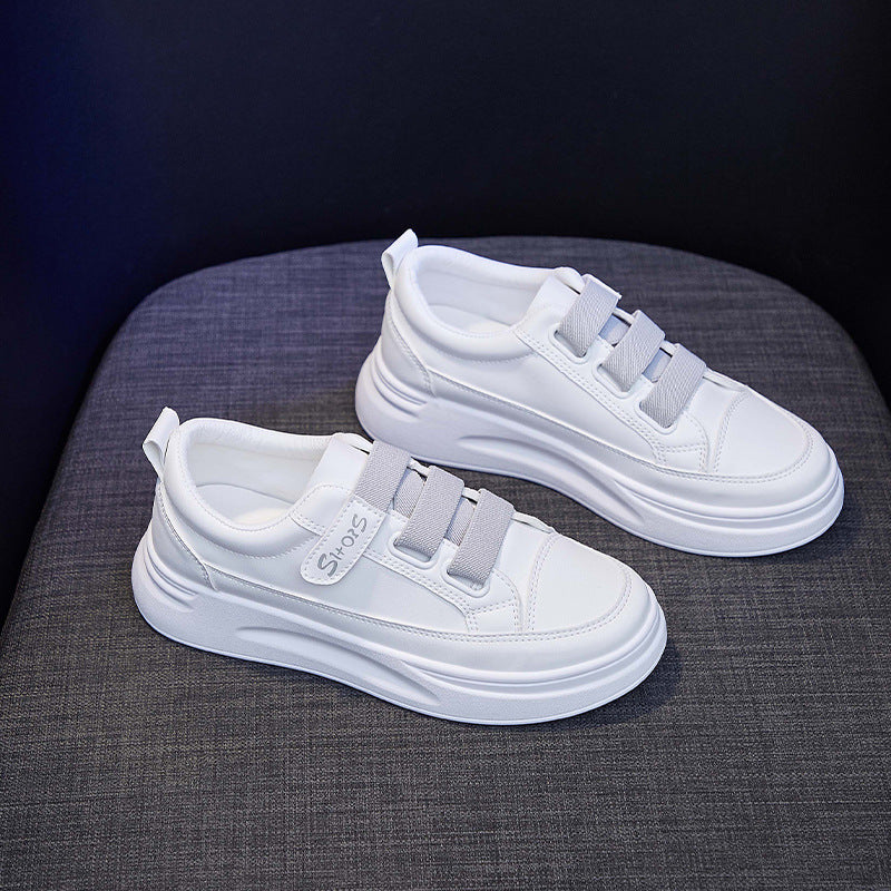 Women's Breathable Sneakers with Elastic Straps and Cushioned Sole EB