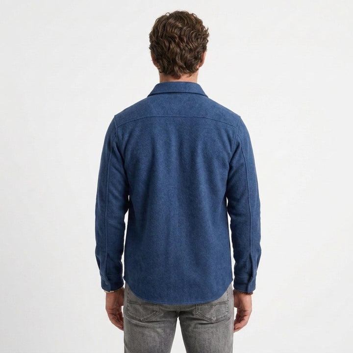 Lightweight Cotton Blend Overshirt for Men