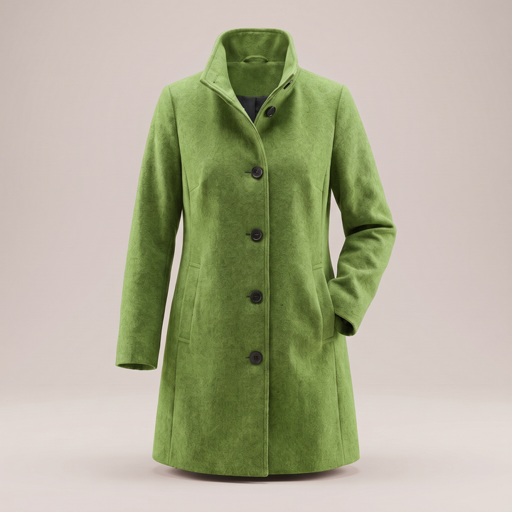 Clara Warmer and Timeless High-Quality Women's Trench Coat, view 3 - Elena Harper