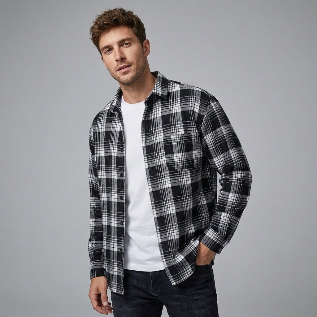 HARRINGTON OXFORD | PLAID SHIRT FOR MEN