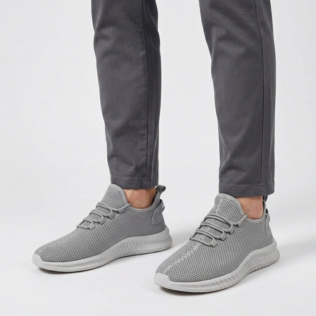 Breathable Mesh Sneakers with Flexible Sole