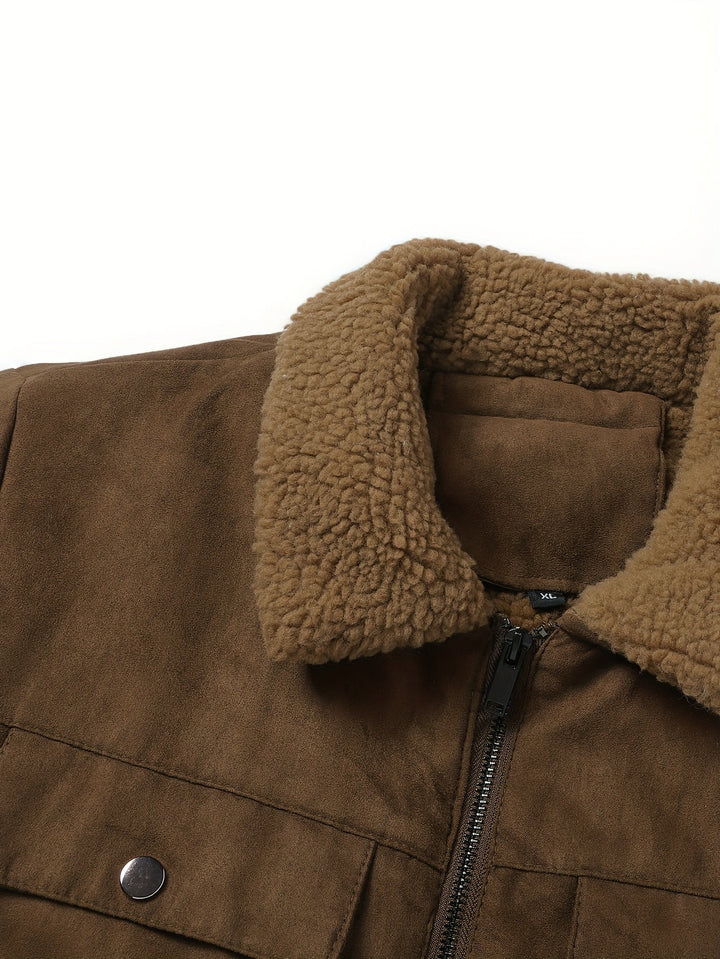 Rhys Fleece-Lined Winter Jacket, view 5 - Elena Harper