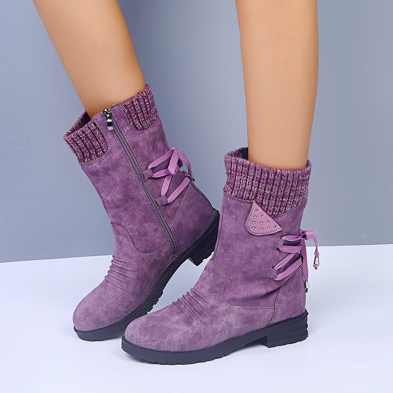 Andy™ | Warm Mid-Height Women's Winter Boots with Wool