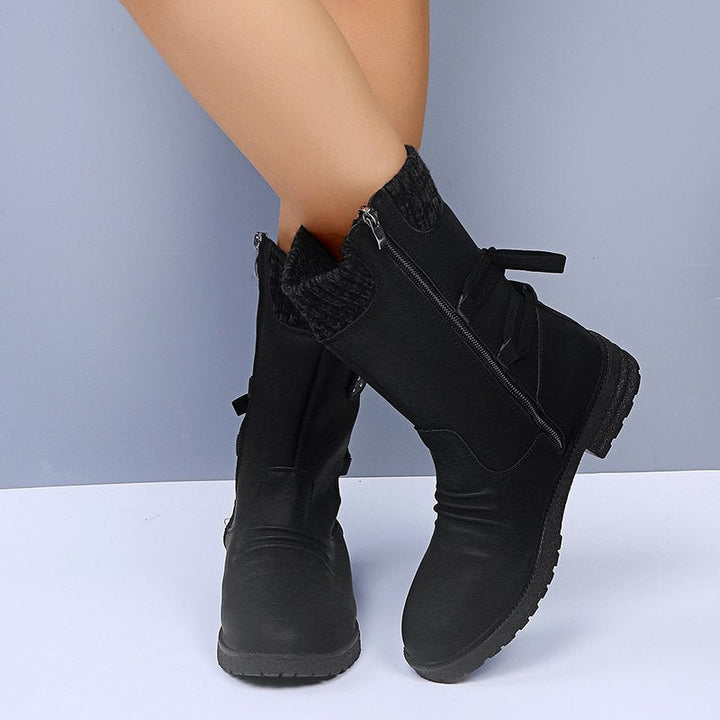 Andy™ | Warm Mid-Height Women's Winter Boots with Wool