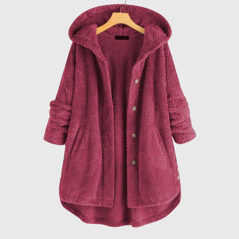 Franca™ Emma & Rose Cape Town soft luxurious fabric jacket with hood, stylish coat or jacket for a modern look.
