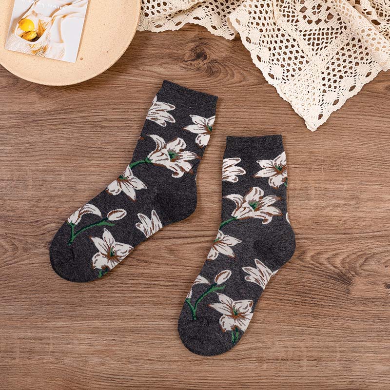 Vintage Floral Socks