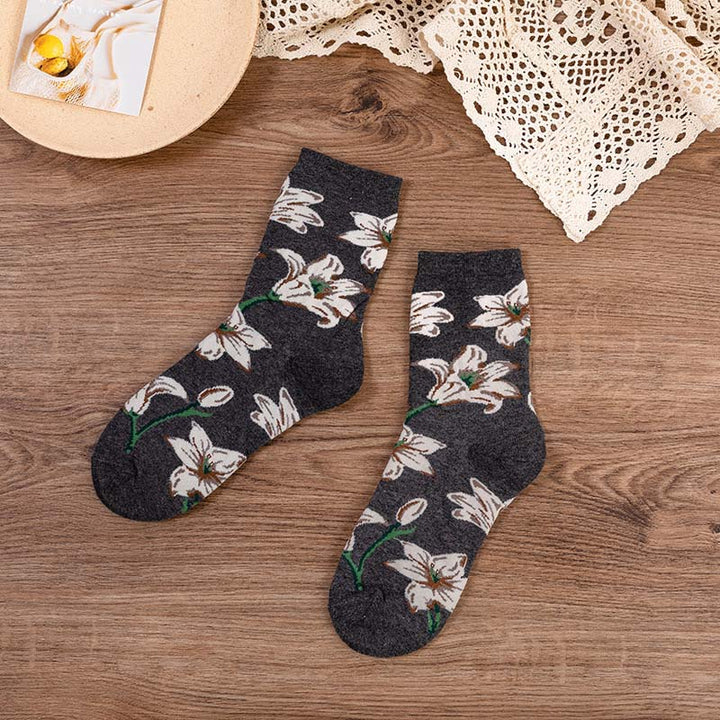 Vintage Floral Socks