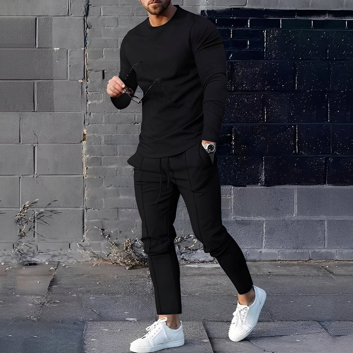 Adelard Men's Set with Sweater and Pants, view 8 - Elena Harper