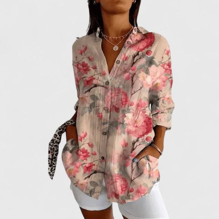 Katarine™  |  Elegant Floral Blouse