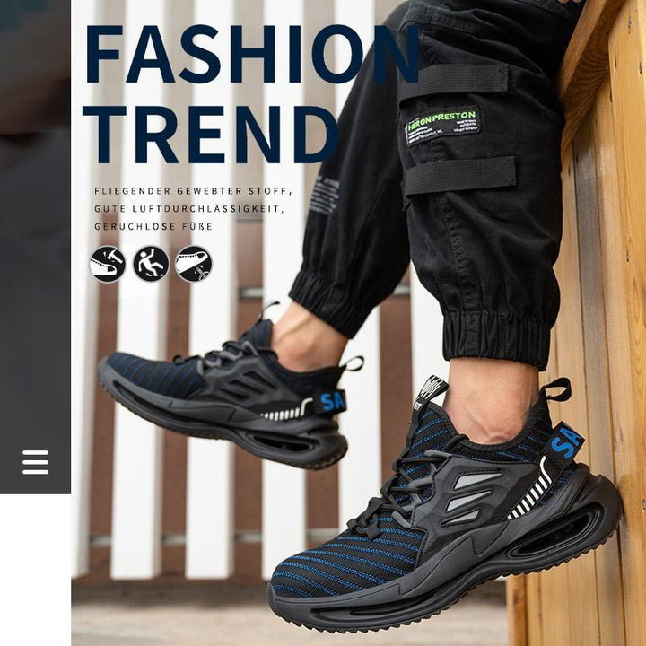 . Anti-Smash, Anti-Stitch, and Anti-Slip Safety Shoes EB